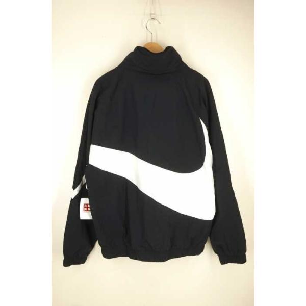 ナイキ Nike ブルゾン ジャンパー メンズ 中古 ビッグスウッシュナイロンジャケット ブランド古着バズストア サイズl 再再販