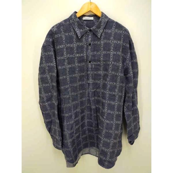 可愛すぎるフェミニンデザイン♪ 美品 JW ANDERSON 総ロゴジャガード