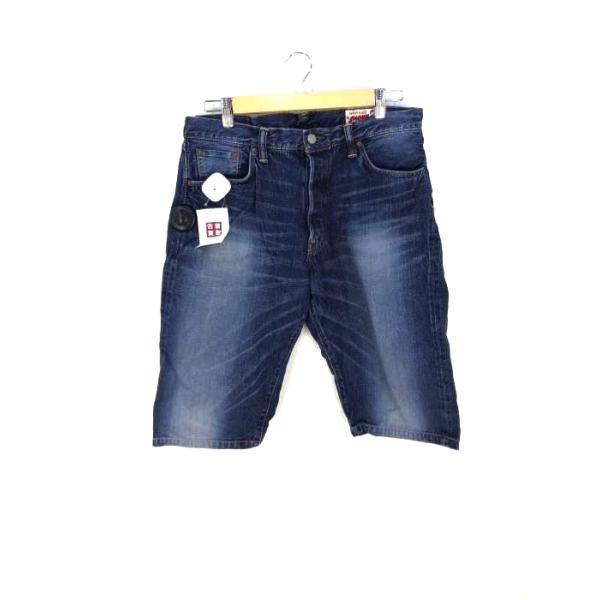 EVISU(エヴィス) evisu paris france 大黒カモメ ハーフ デニムパンツ