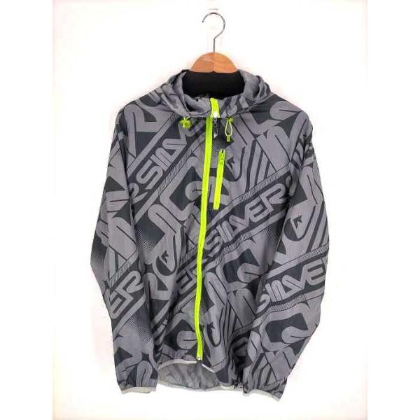 クイックシルバー Quiksilver ナイロンジャケットメンズ M モノグラム