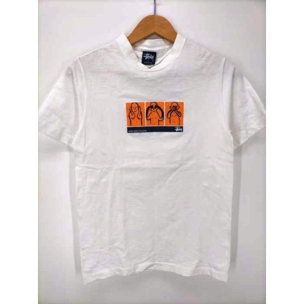 Stussy(ステューシー) 90S USA製 紺タグ 見ざる 言わざる 聞かざる