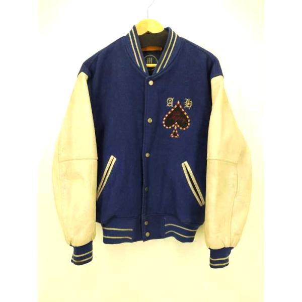 アバハウス ABAHOUSE スタジャンメンズ 90-2000s old ウールスタジャン