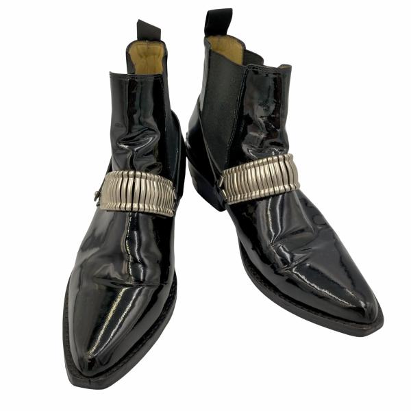 美品 トーガプルラ メタル フリンジ スタッズ ミュール サンダル 黒 37 美品 トーガプルラ メタル フリンジ スタッズ ミュール サンダル 黒 37