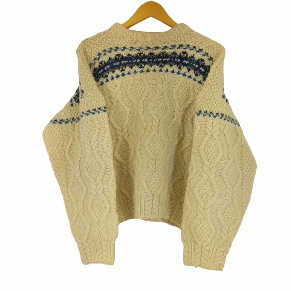 INVERALLAN（インバーアラン） 茶タグ フィッシャーマンセーター