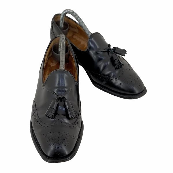 Church's チャーチ 黒 タッセルローファー ブラック ポリッシュドバインダー ローファー | Church's