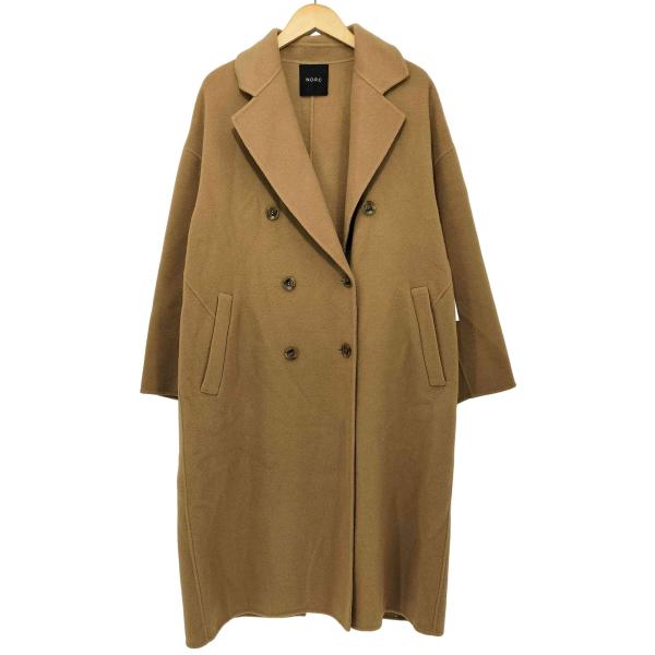 N.O.R.C ロングコート　タグ付き未使用品　サイズ2 N.O.R.C N.O.R.C(ノーク) ダブルロングリバーコート レディース 2 中古
