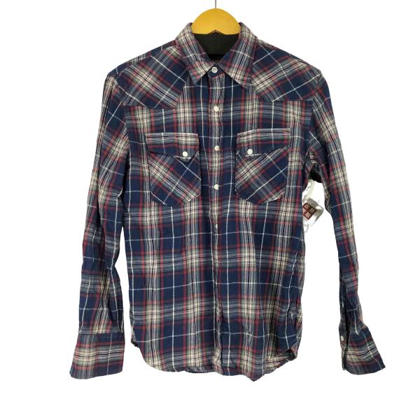 BEAMS+（ビームスプラス） L/S チェック ウエスタンシャツ メンズ 表記