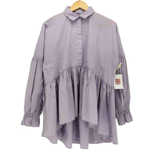 Mila Owen（ミラオーウェン） 24SS シャツ衿ボリュームブラウス