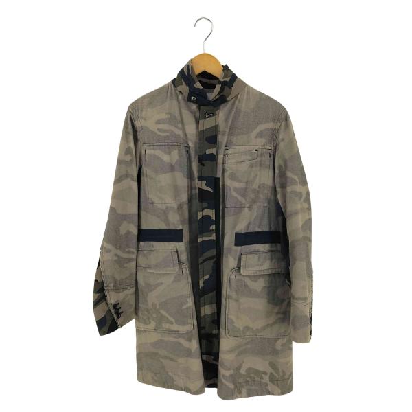 sacai（サカイ） インサイドアウト ミリタリー カモフラ モッズ コート