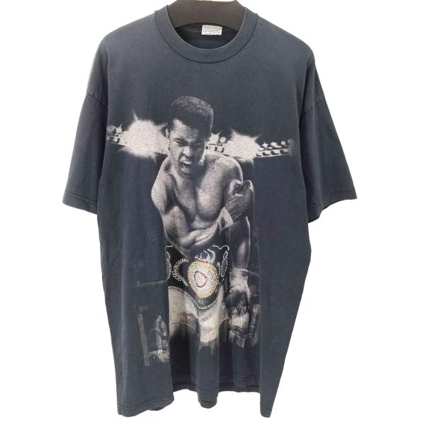 USED古着(ユーズドフルギ) {{PRO5}}90-00S USA製 2XL SUPER HEAVY PRINT S/S TEE ラインストーン オーバーサイズ  メンズ  2XL【中古】【ブランド古着バズストア】 USED古着(ユーズドフルギ) {{PRO5}}90-00S USA製 2XL SUPER HEAVY P