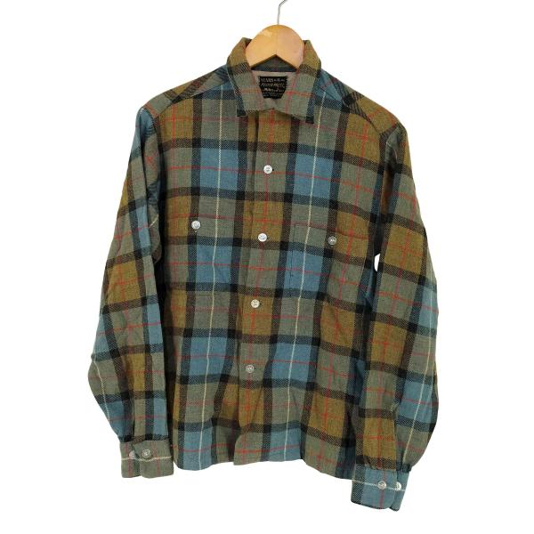 Sears(シアーズ) PERMA PREST オープンカラーシャツ メンズ import：S