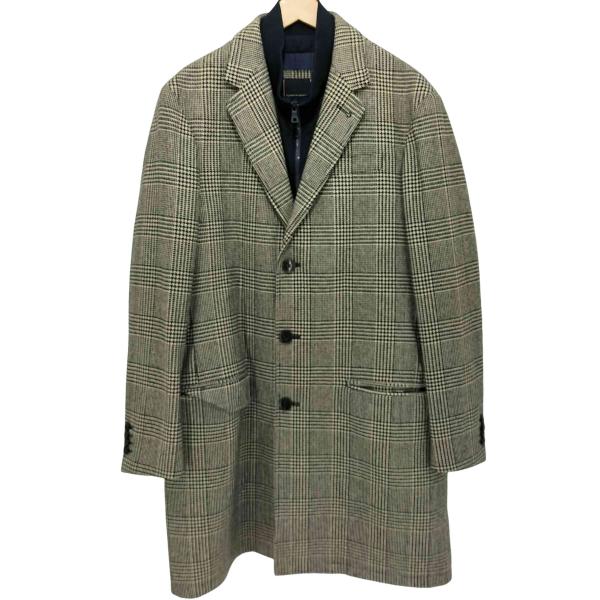 24aw　未使用　5万　トミーヒルフィガー　ウール　ダブル　チェックコート bazzstore_1133656956298