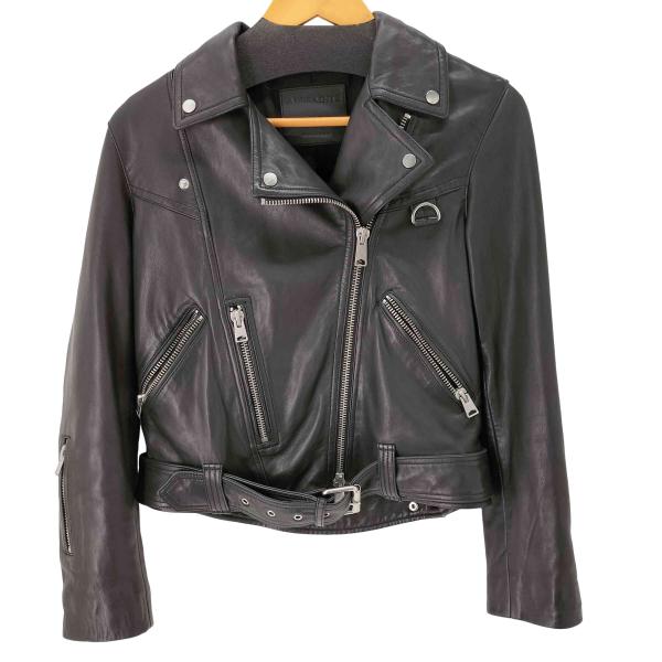【美品】ALLSAINTS ダブルライダースジャケット　ライダース ブルゾン All Saints - 良品 ALLSAINTS レザージャケット ダブル