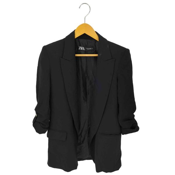 ZARA ZARA(ザラ) ボタンレス テーラードジャケット レディース ZARA ZARA(ザラ) ボタンレス テーラードジャケット レディース
