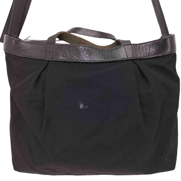Yohji Yamamoto FEMME(ヨウジヤマモトファム) レザー切替 ウール Yohji Yamamoto FEMME(ヨウジヤマモトファム) レザー切替 ウール