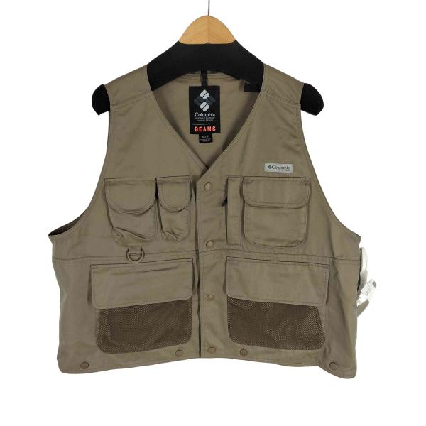 Columbia PFG フィッシングベスト　レアパターン 古着 90年代 コロンビア Columbia PFG 白タグ フィッシング