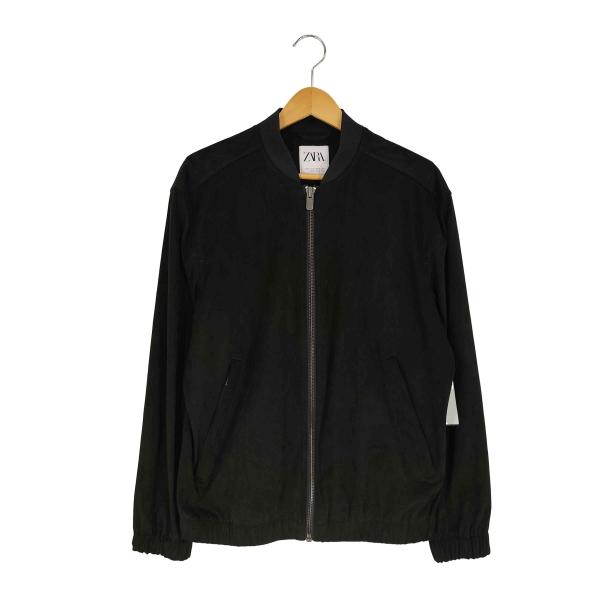 ZARA ZARA(ザラ) フェイクスエード ジップアップジャケット MA-1 ZARA ZARA(ザラ) フェイクスエード ジップアップジャケット MA-1