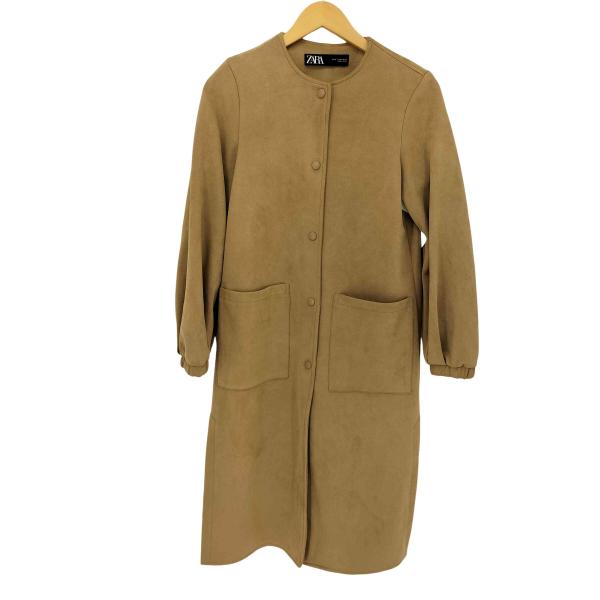 ZARA  ザラ　パフコート ZARA】ソフトフード付きベルトコート 3046/328 (ZARA/コート