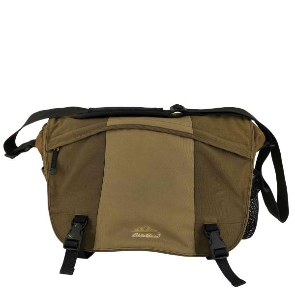新品未使用品♪エディーバウアー♪メッセンジャーバッグ カジュアルバッグ Eddie Bauer Bauer(エディーバウアー) ロゴ刺繍 ツートン