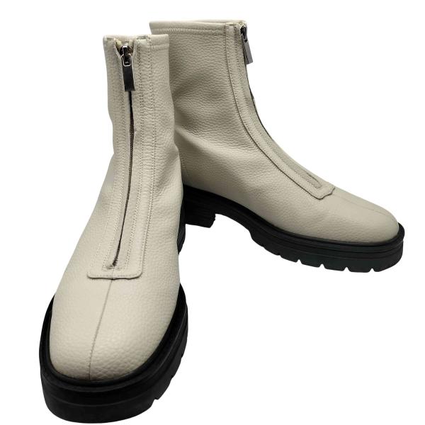 【美品】LE TALON GRISE フロントジップブーツ ブラック Lサイズ bazzstore_1134121661013