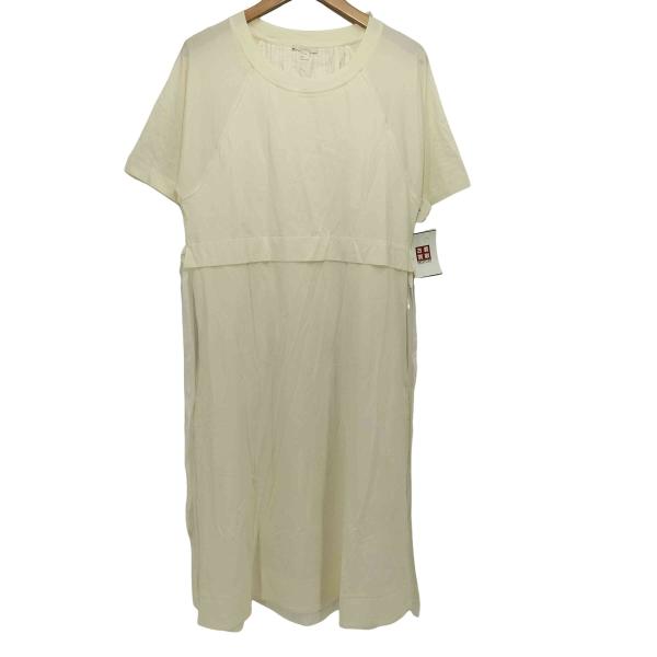 COS(コス) バックプリーツ コットン切替 フレア S/S ワンピース 