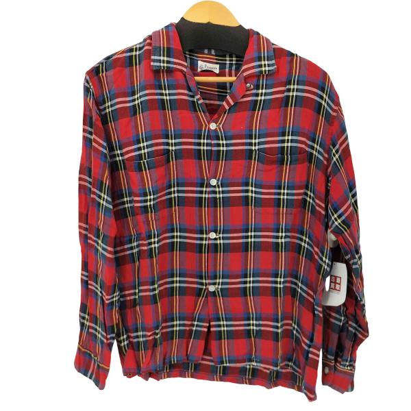 60s ペニーズ オープンカラーシャツ PENNEYS PENNEYS(ペニーズ) 60S レーヨン チェック L/S オープン
