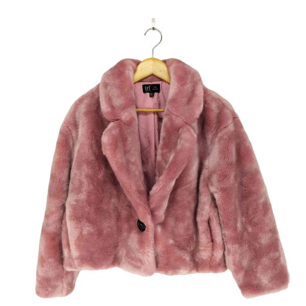 新品タグ付き　美品　ザラ　TRF　フェイクファーコート　ショート丈　古着 ZARA - ZARA ショート丈フェイクファーコートの通販 by esm☆'s