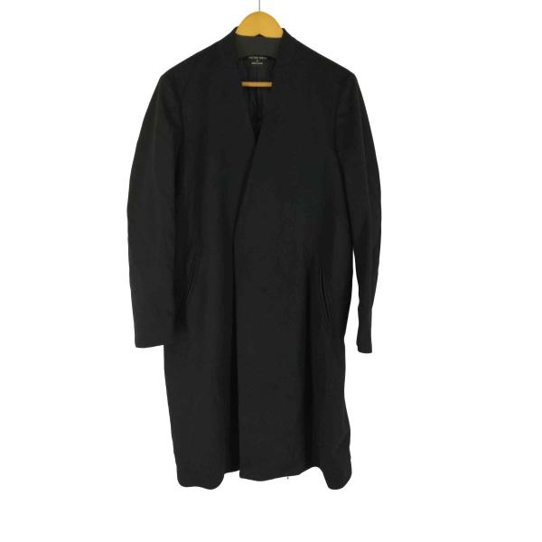 UNITED TOKYO 2(ML) 黒 ビーバーVネックコート カシミヤ 美品 UNITED TOKYO TOKYO(ユナイテッドトウキョウ) ビーバーVネック
