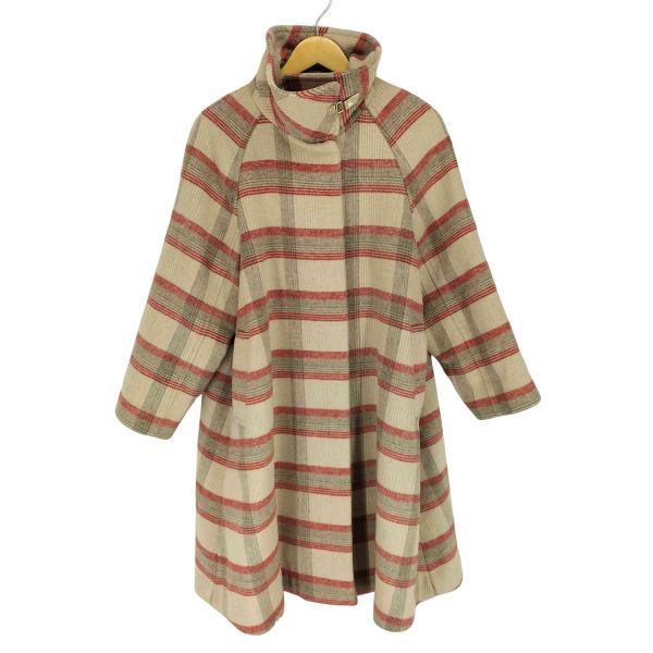 CELFORD CELFORD(セルフォード) Aラインスタンドカラーチェックコート