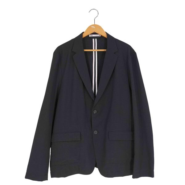 ZARA ZARA(ザラ) シアサッカーブレザー 2B テーラードジャケット ZARA ZARA(ザラ) シアサッカーブレザー 2B テーラードジャケット