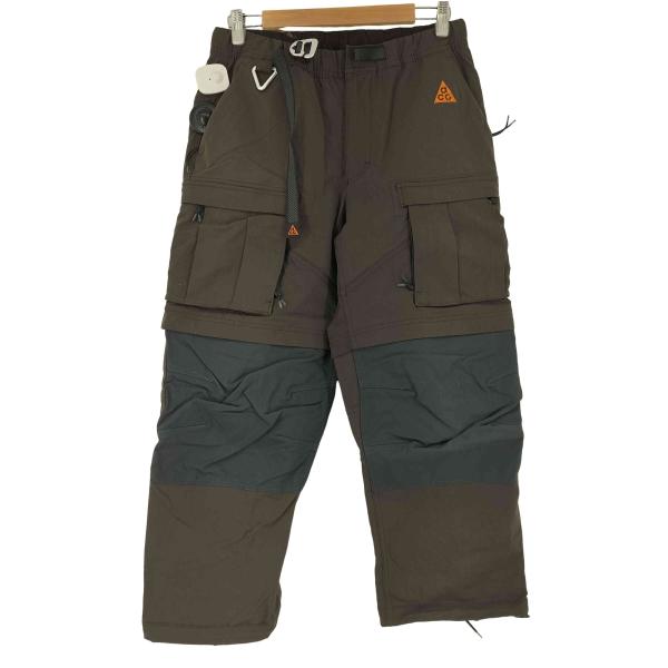 NIKE ACG ナイキ テック ワイド グレー コットン カーゴパンツ 原宿 NIKE ACG ナイキ テック ワイド グレー コットン カーゴパンツ 原宿
