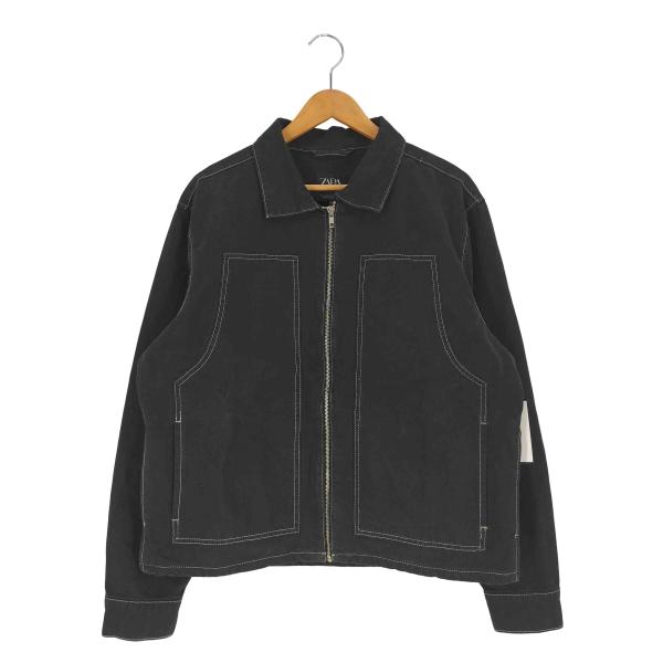 ZARA ZARA(ザラ) コントラスト トップステッチ ジャケット ZARA ZARA(ザラ) コントラスト トップステッチ ジャケット