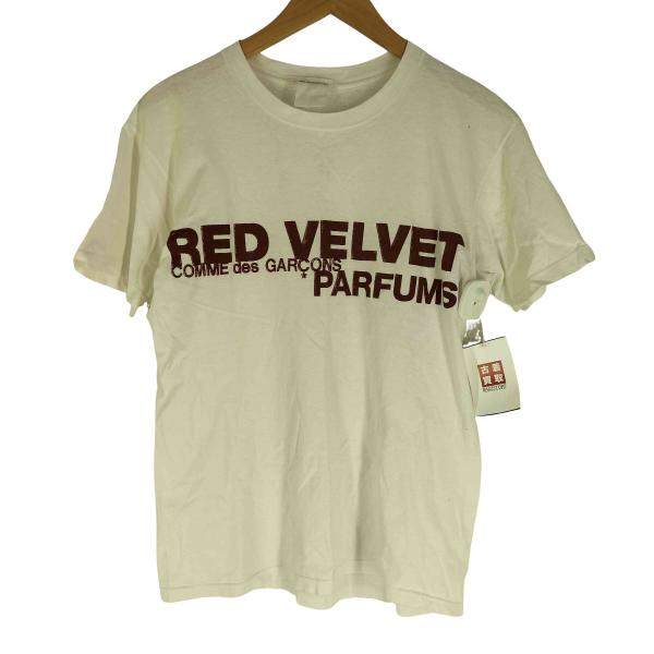COMME des GARÇONS RED VELVET Tシャツ S フミヤ着 木村拓哉・藤井フミヤ着用！コムデギャルソン名作TシャツRED