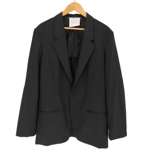 DIGAWEL ノーカラー ジャケット 黒　ディガウェル　サイズ1 DIGAWEL ノーカラー ジャケット 黒 ディガウェル サイズ1 Jacket