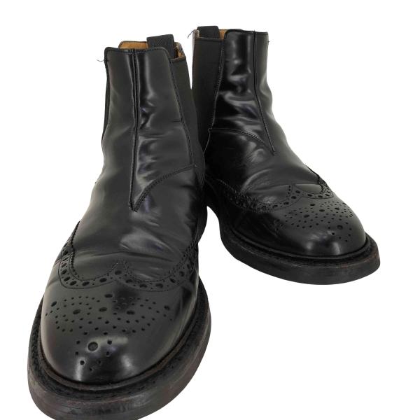 極美品　CHURCH'S チャーチ　サイドゴア　KETSBY　ウイングチップ チャーチ KETSBY(ケッツビー)サイドゴアブーツ ウイングチップ