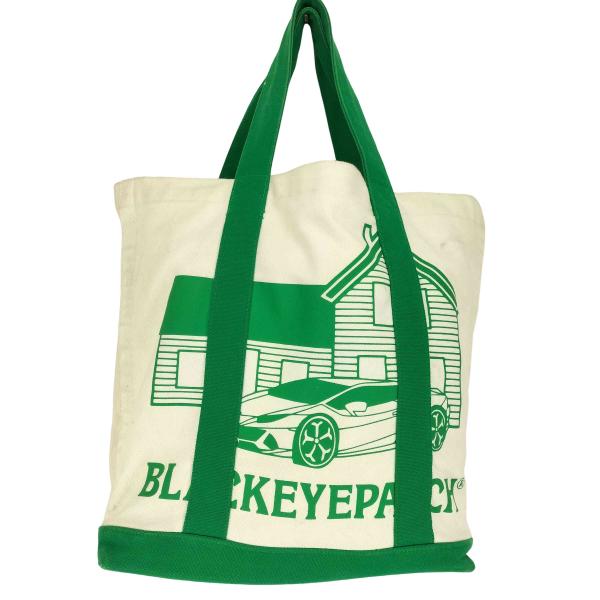 BLACK EYE PATCH ブラックアイパッチ トートバッグ メンズ 【古着】【中古】 THE BLACK EYE PATCH(ザブラックアイパッチ) キャンバストートバッグ