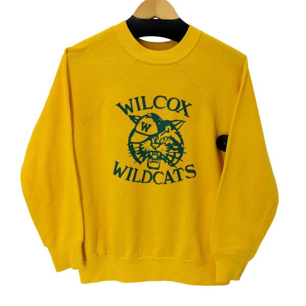 USED古着(ユーズドフルギ) 60S USA製 フロントプリント クルーネックスウェット メンズ JPN：M 【中古】【ブランド古着バズストア】 USED古着(ユーズドフルギ) 60S USA製 フロントプリント クルーネック