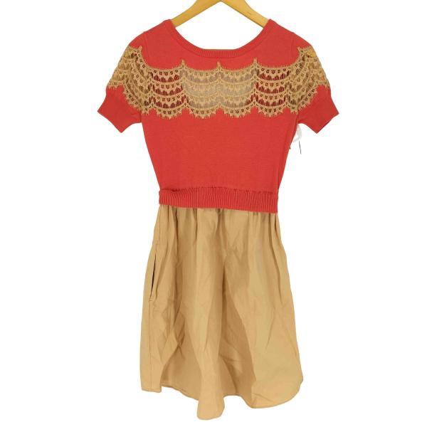 ✨美品✨ CARVEN カルヴェン ワンピース ニット 切り替え レース S