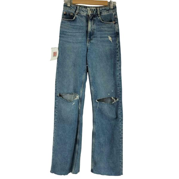 ZARA（ザラ） ダメージ加工デニムパンツ レディース US 34 中古 古着