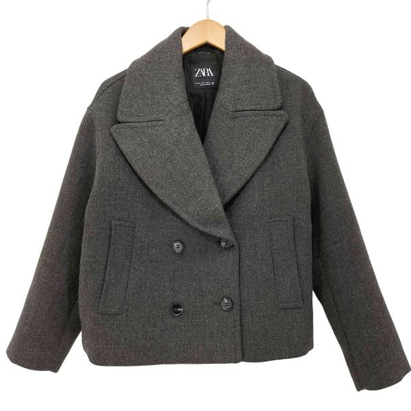 ZARA ZARA(ザラ) ショート丈 ダブルブレストコート レディース ZARA ZARA(ザラ) ショート丈 ダブルブレストコート レディース