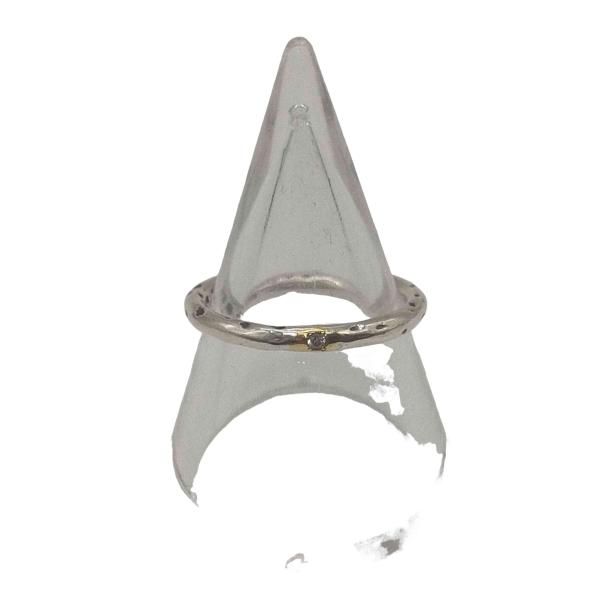 e.m. e.m.(イーエム) SILVER K18 ダイヤモンド リング 埋込み