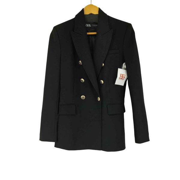 ZARA ZARA(ザラ) ダブル テーラードジャケット レディース US S ZARA ZARA(ザラ) ダブル テーラードジャケット レディース US S