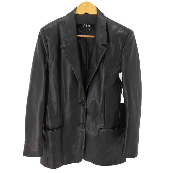 ZARA ZARA(ザラ) フェイクレザー2Bテーラードジャケット ZARA ZARA(ザラ) フェイクレザー2Bテーラードジャケット