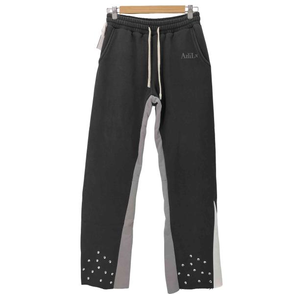 USED古着(ユーズドフルギ) {{SCHORL}} スウェットパンツ メンズ  46【中古】【ブランド古着バズストア】 USED古着(ユーズドフルギ) {{AZLILV}} フェード加工 ラインストーン