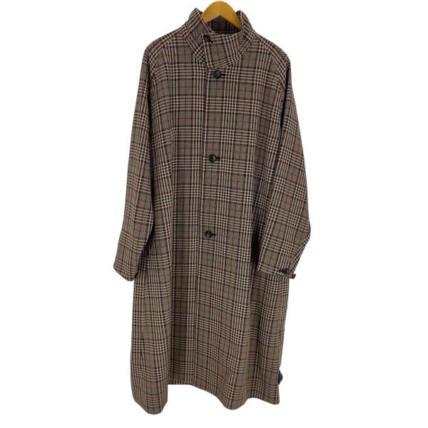 【美品】CABaN(キャバン)コットンポリエステルジャージージャケット/チェック 美品】CABaN(キャバン)コットンポリエステルジャージージャケット