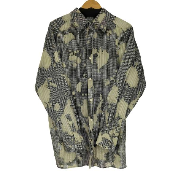 BED J.W. FORD(ベッドフォード) グレンチェック ストライプカモシャツ メンズ  1【中古】【ブランド古着バズストア】 BED J.W. FORD（ベッドフォード） グレンチェック ストライプカモ