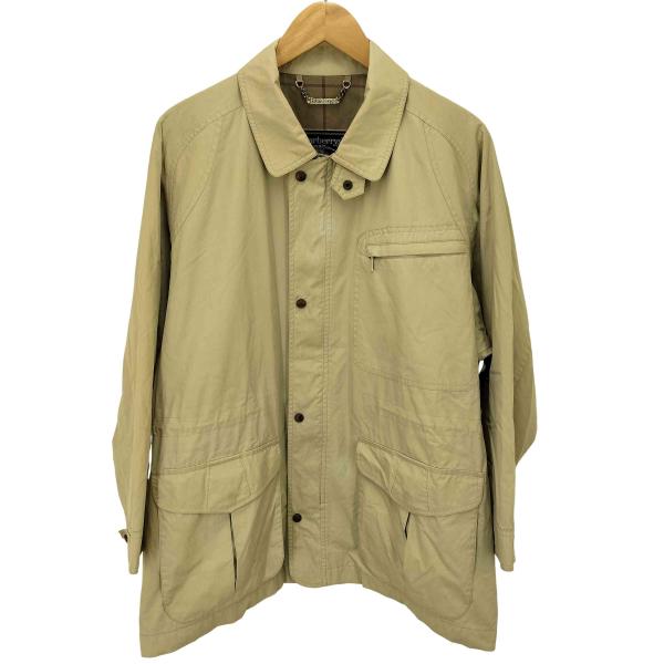BURBERRYS(バーバリーズ) 80-90S 比翼 ジップアップ カバーオール ジャケット メンズ import：S 【中古】【ブランド古着バズストア】 bazzstore_1137057306683