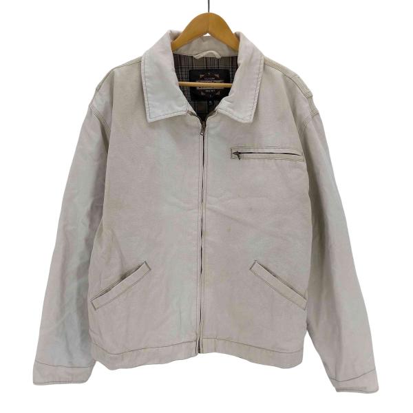 USED古着(ユーズドフルギ) GUIDE GEAR ダック地 ジップジャケット 裏地