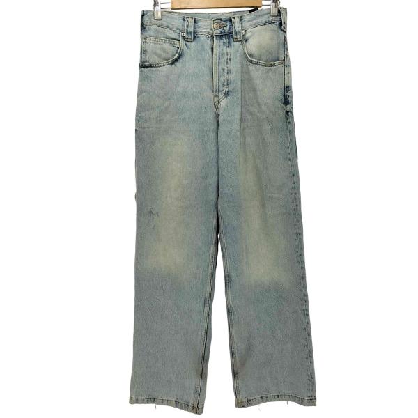 ZARA（ザラ） バギー フィット ボタンフライ デニム パンツ メンズ 28