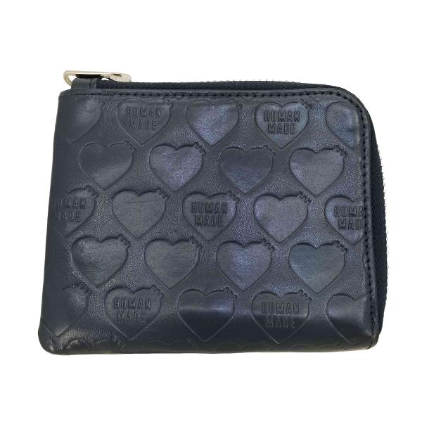 小物 HUMAN MADE LEATHER ZIP WALLET NAVY 小物 HUMAN MADE LEATHER ZIP WALLET NAVY Human Made - Leather